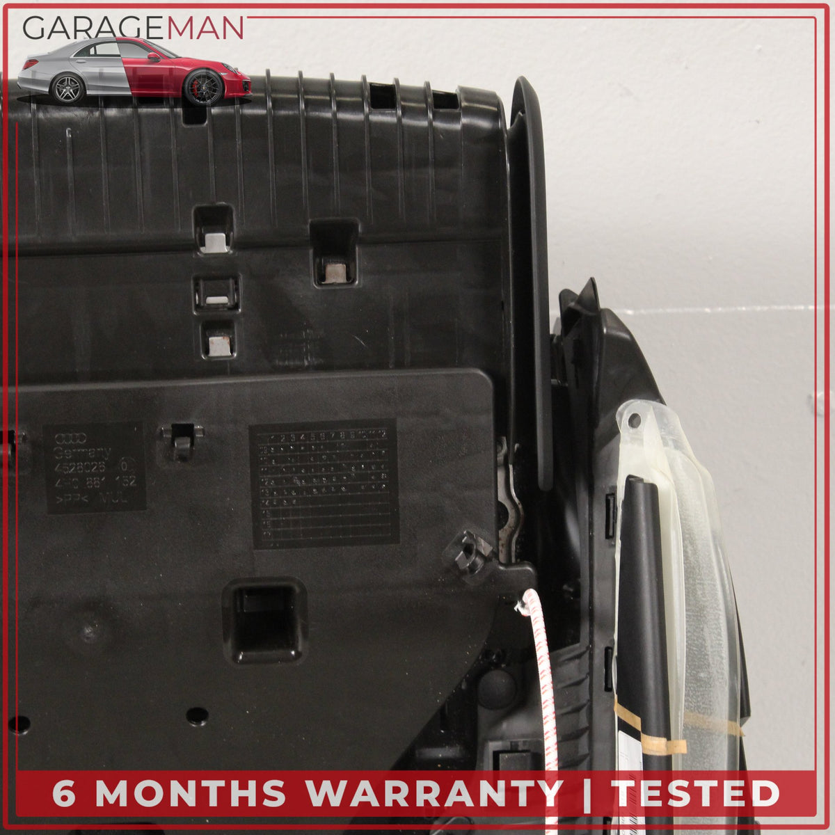 2011-2018 Audi A8 Front Left Side Lower Seat Track Frame Rail w/ Motors OEM