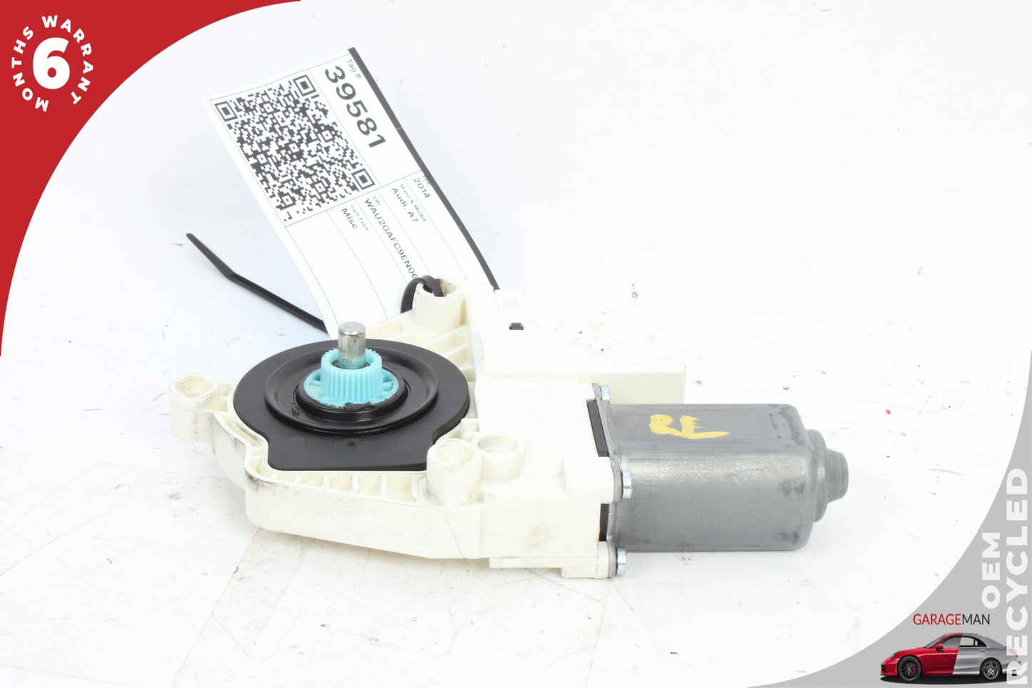 2012-2018 Audi A7 Rear Left Driver Side Window Regulator Motor 8K0959802B OEM
