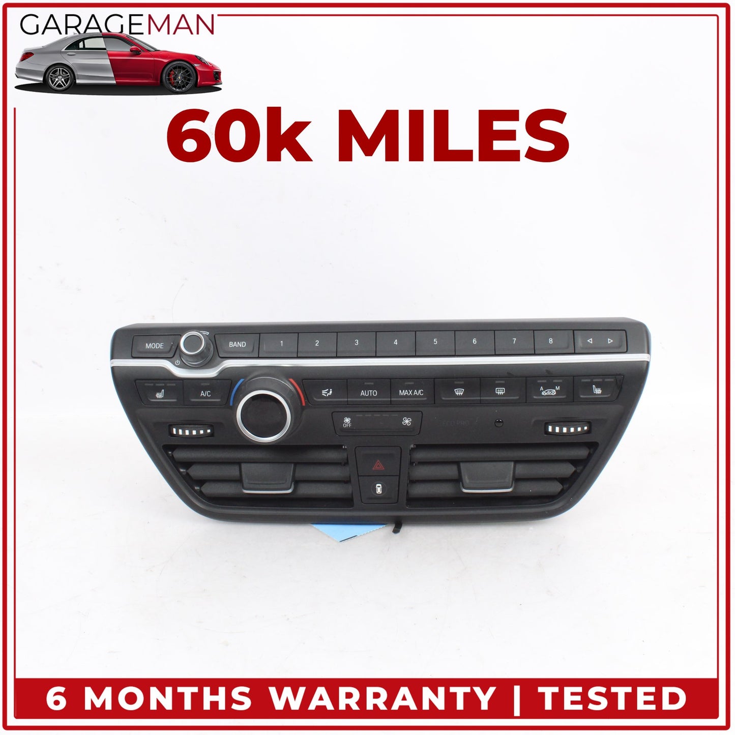 2014-2021 BMW i3 I01 AC A/C Temperature Climate Control Switch Panel 9352082 OEM