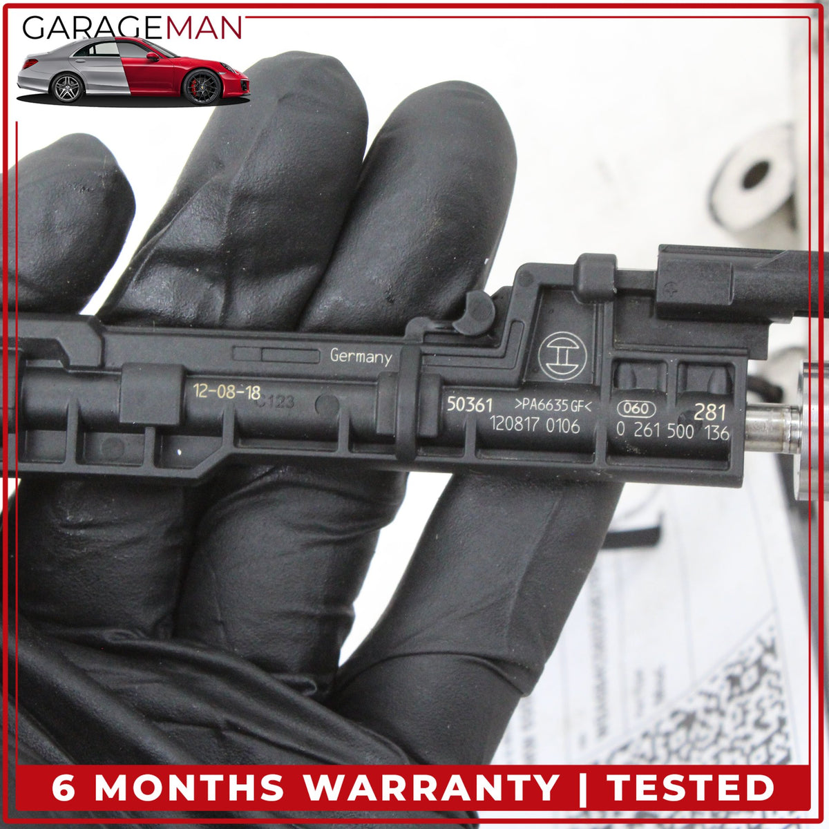 2013-2019 BMW 650i F06 Sedan Fuel Rail w/ Injectors 8649320 OEM