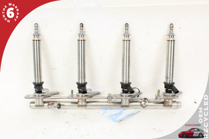 2012-2018 Mercedes X166 GL450 Fuel Injection Rail Line w/ Injectors Left Side
