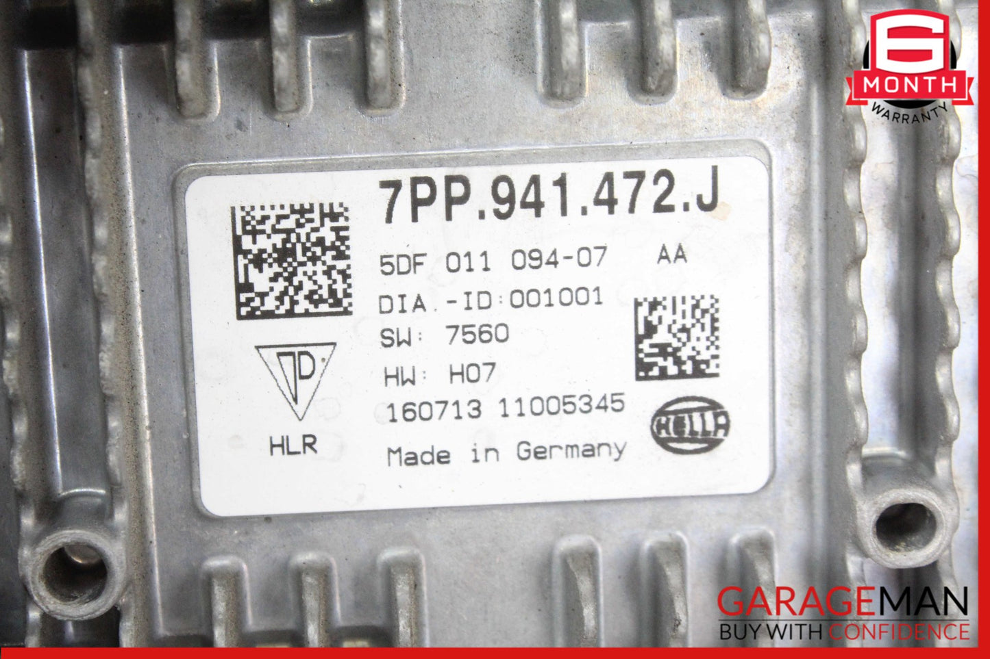 2016-2018 Audi A6 A7 LED Headlight Lamp Control Module Unit 7PP941472J OEM
