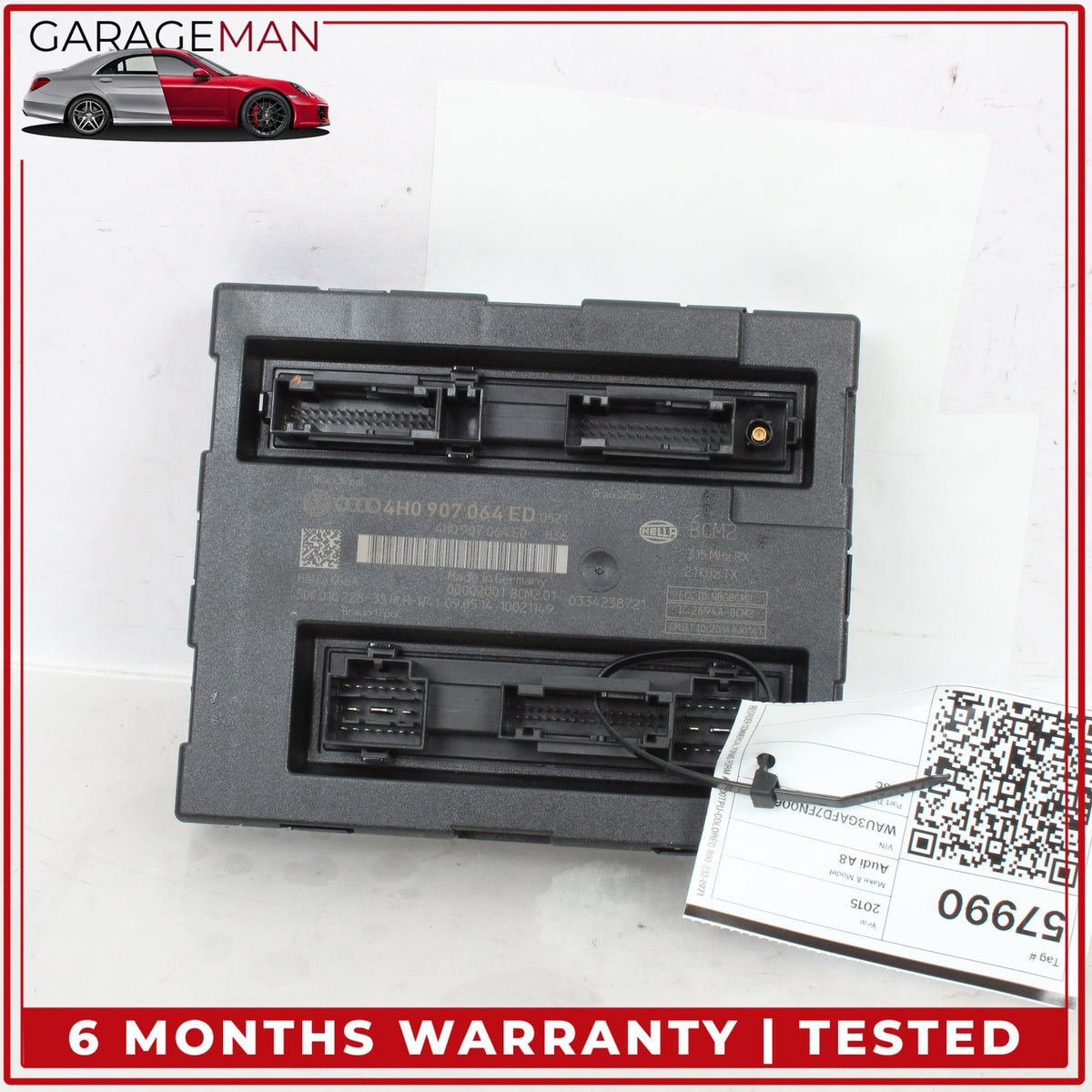 2011-2018 Audi A8 A7 A6 S6 S7 S8 Body Comfort Control Module Unit BCM OEM