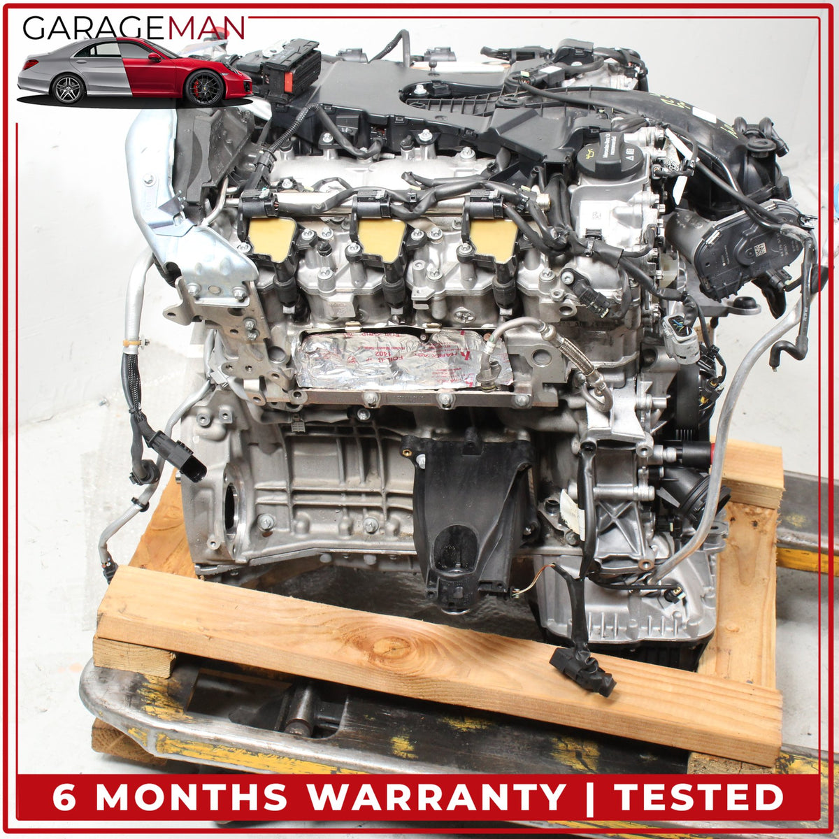 2015-2017 Mercedes-Benz S550e W222 RWD 3.0L V6 M276 Engine Motor Assembly 276.824 103k