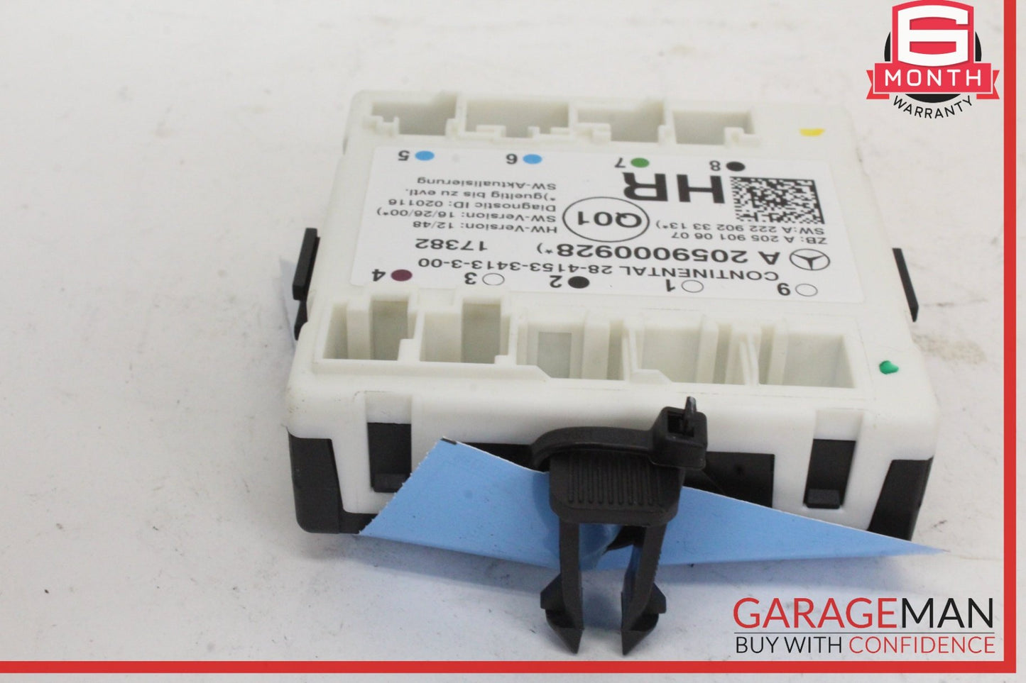 2015-2019 Mercedes-Benz C300 W205 Right Rear Door Control Module 2059000928
