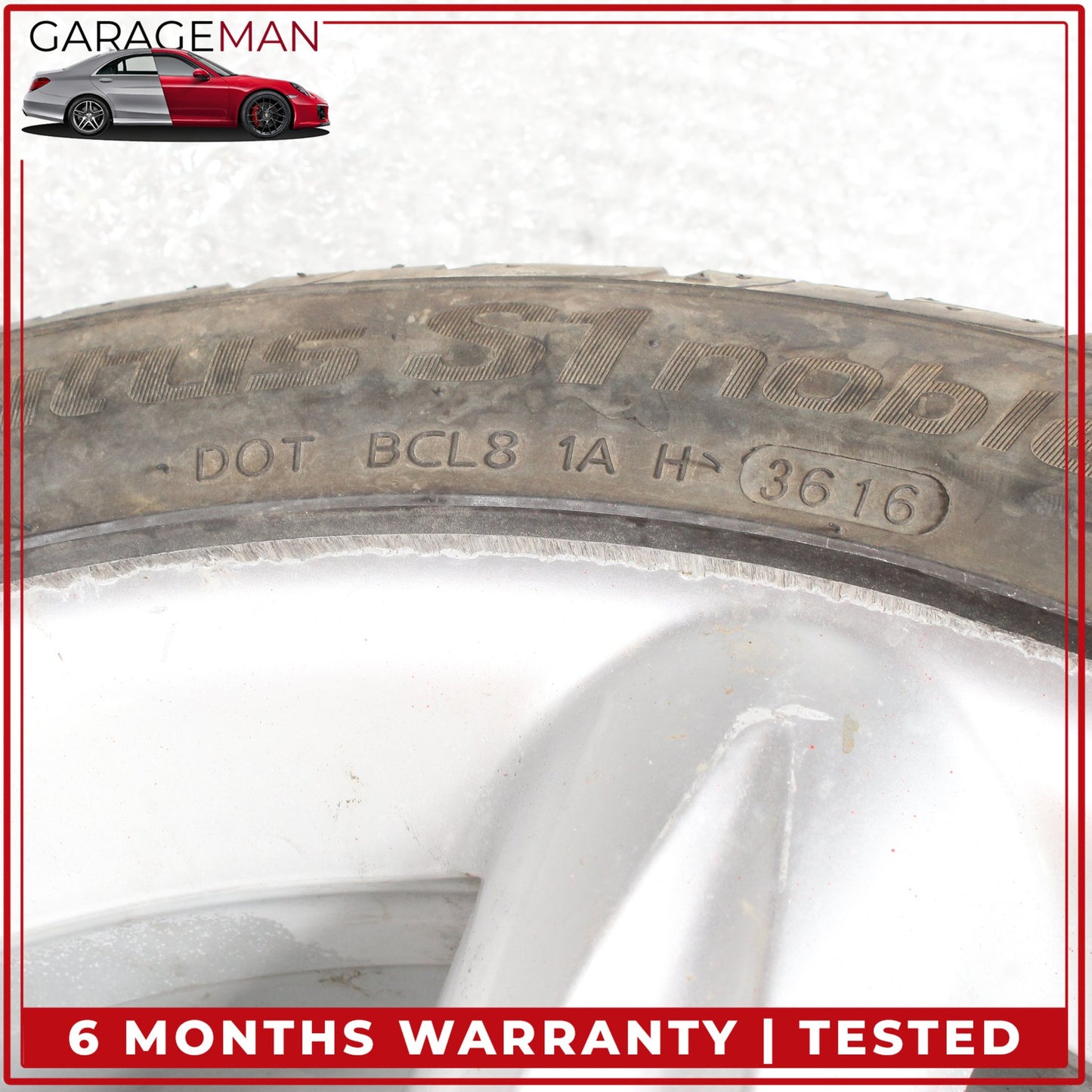 2003-2006 Mercedes R230 SL500 Front Wheel Rim w/ Tire 8.5JX18 H2 ET35 OEM