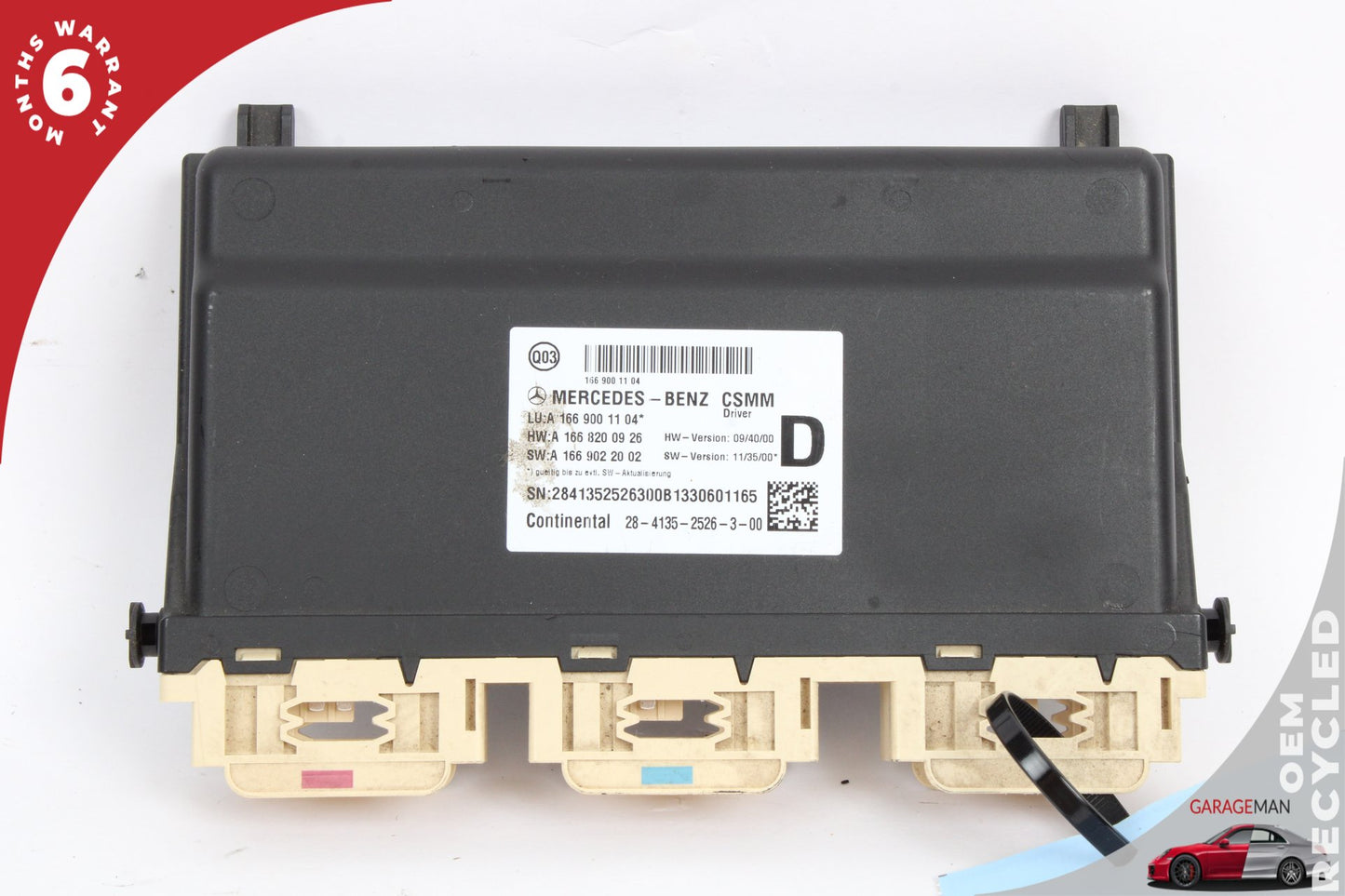 13-19 Mercedes-Benz GL450 X166 Front Left Seat Control Module 1669001104