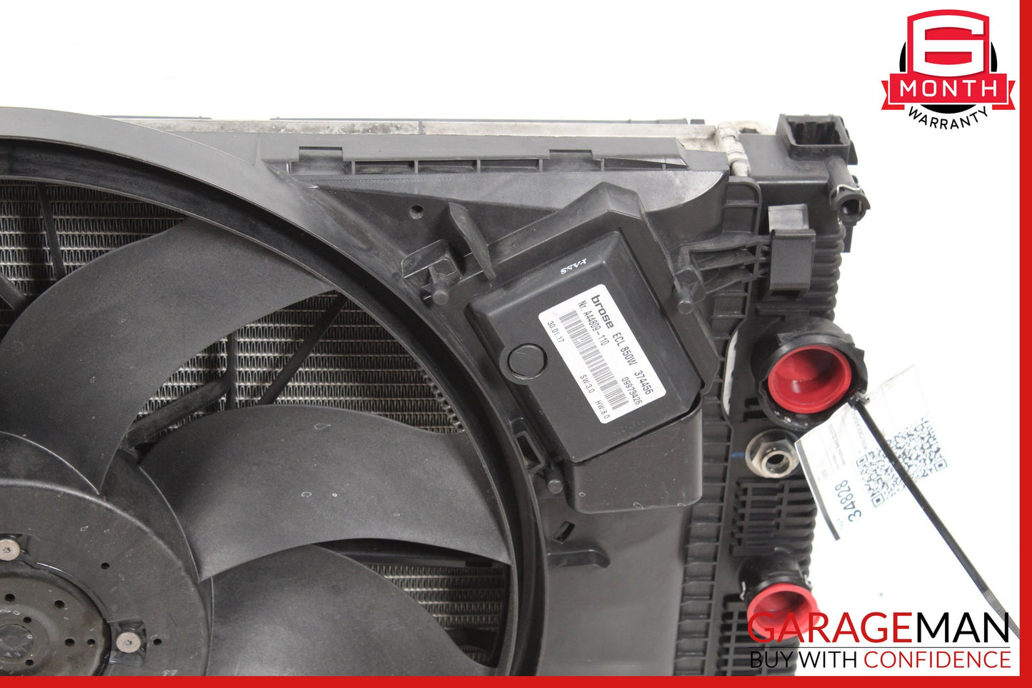 2012-2018 Mercedes W218 CLS550 Radiator Cooling Fan Motor Assembly OEM