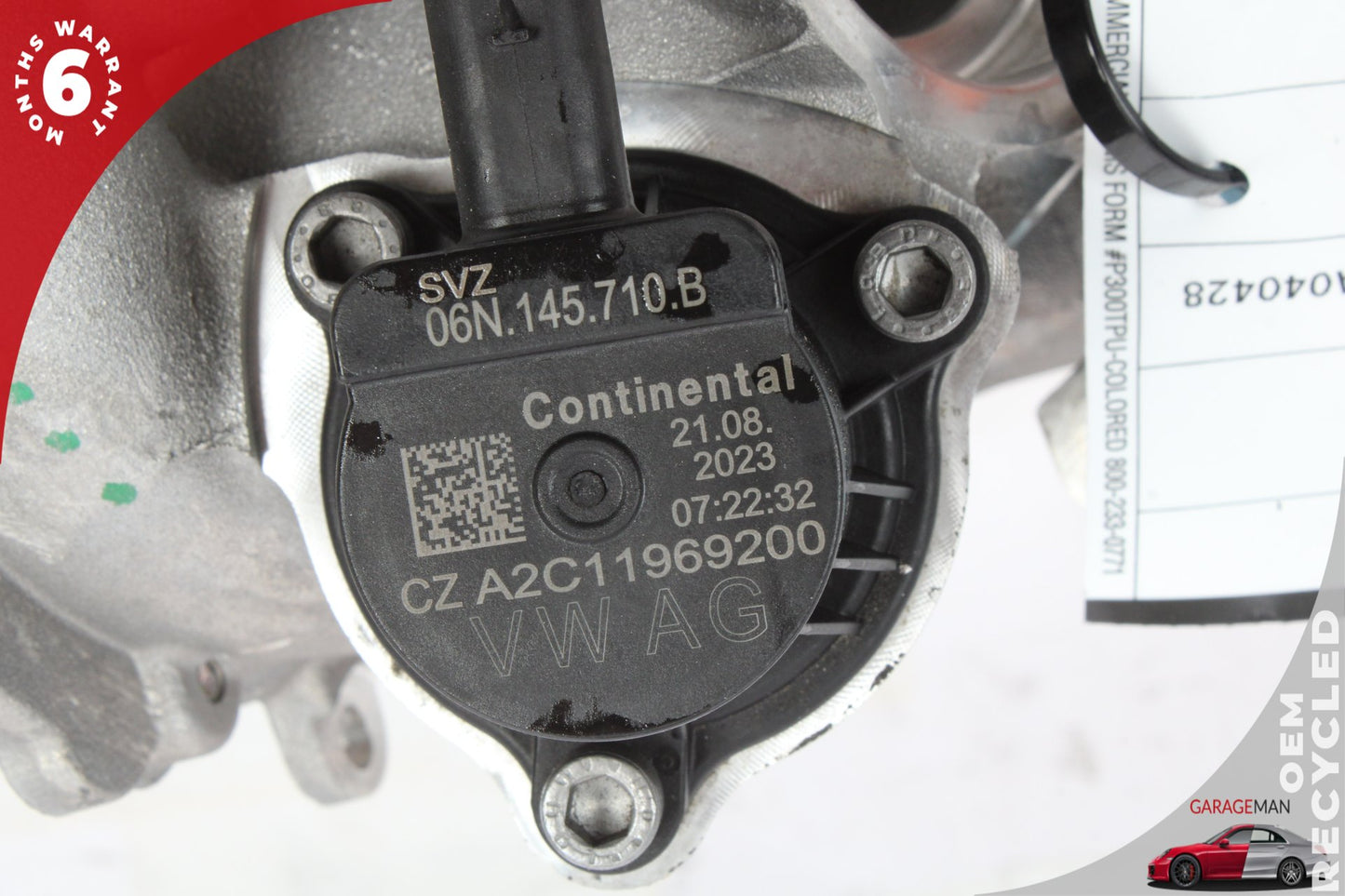 2016-2024 Audi A3 S3 Q3 VW Arteon Tiguan 2.0L Engine Turbocharger 06Q145701C OEM