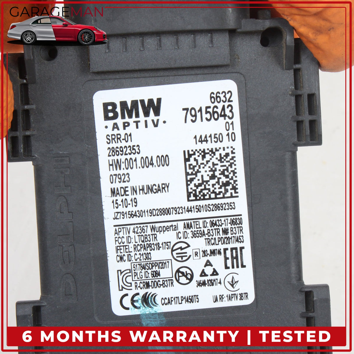 2017-2025 BMW 530e X5 X6 X7 Rear Left and Right Blind Spot Sensor Module Set OEM