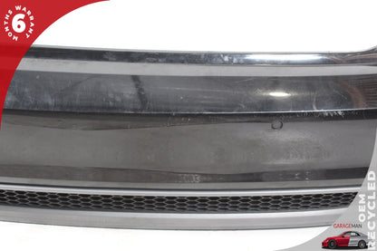 2012-2015 Audi A6 C7 Sedan Rear Bumper Cover Panel Black 4G0807521F OEM
