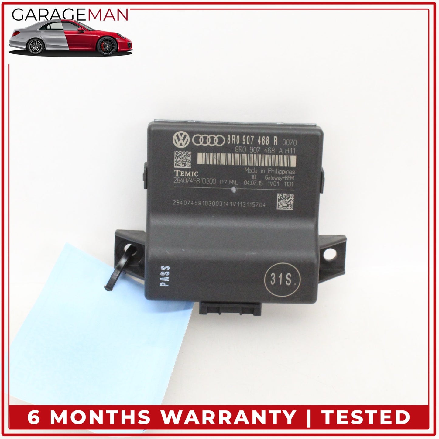 2013-2017 Audi A4 A5 Q5 SQ5 Gateway Interface Control Module 8R0907468R OEM