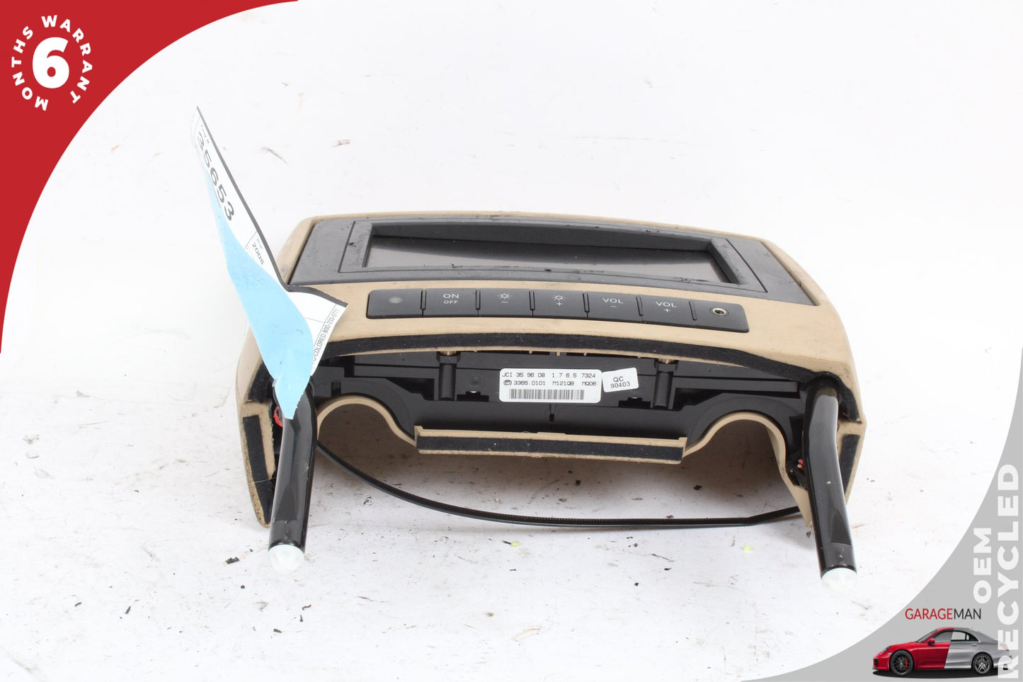 07-12 Mercedes ML350 M-Class W164 Headrest Screen Monitor Display 2518700889