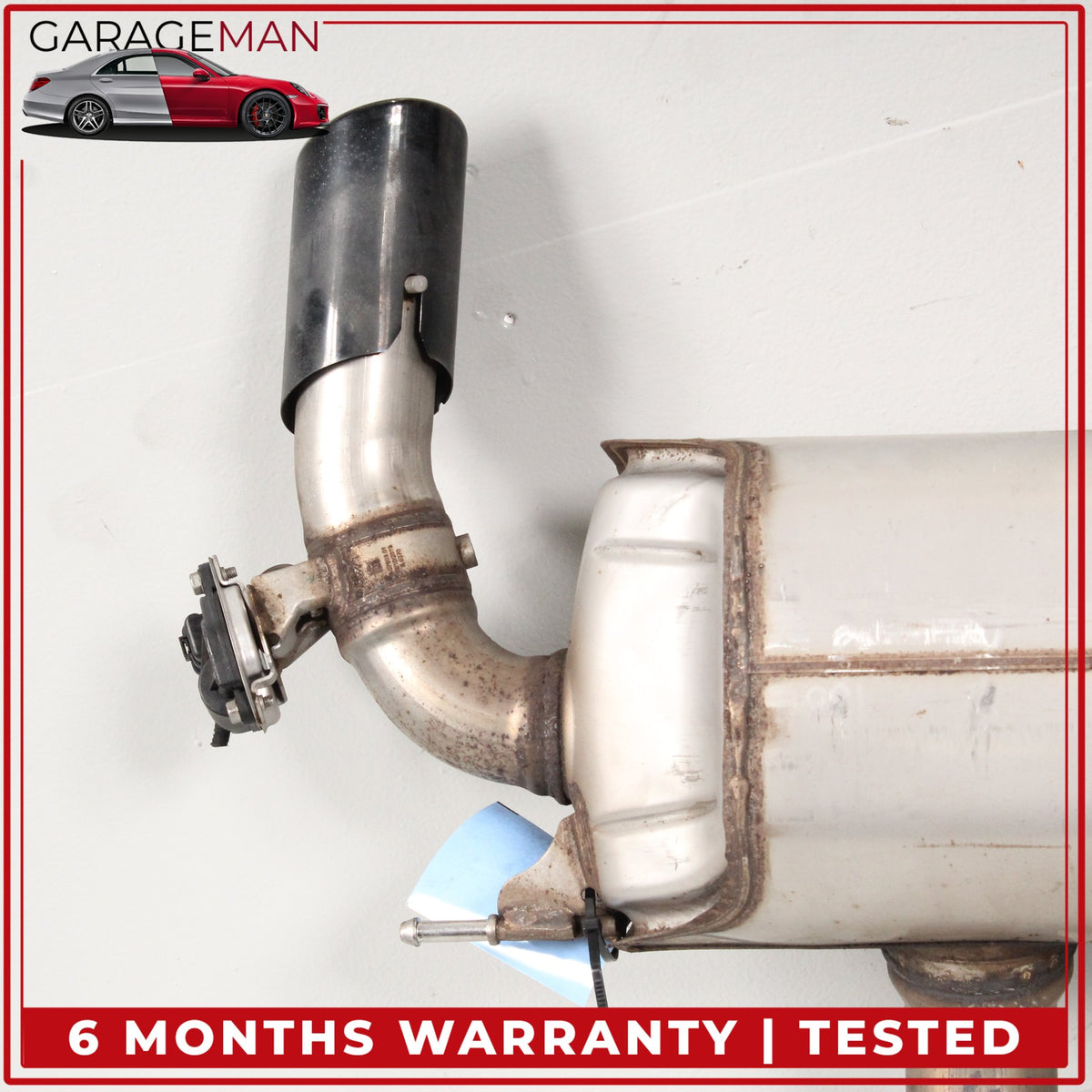 2017-2020 BMW 530e 530i G30 Rear Exhaust Muffler Left and Right Side Tip OEM