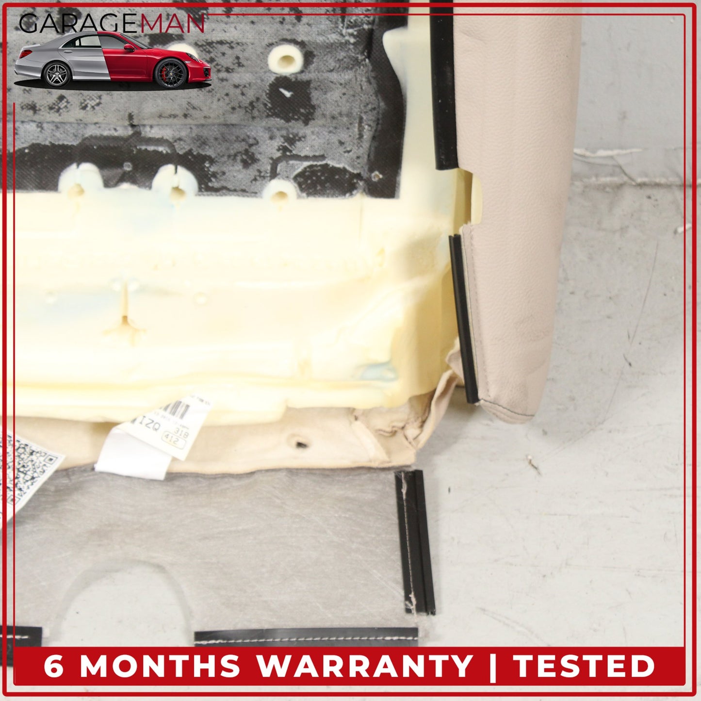 2011-2018 BMW X3 X4 Front Left Driver Side Top Upper Seat Cushion Beige OEM
