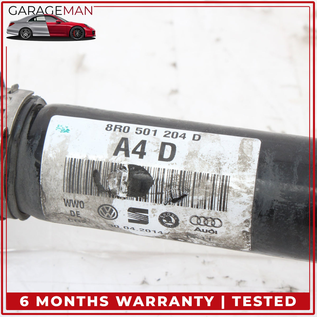 2011-2018 Audi A8 A6 A7 AWD Rear Right Side CV Axle Drive Shaft 8R0501204D OEM