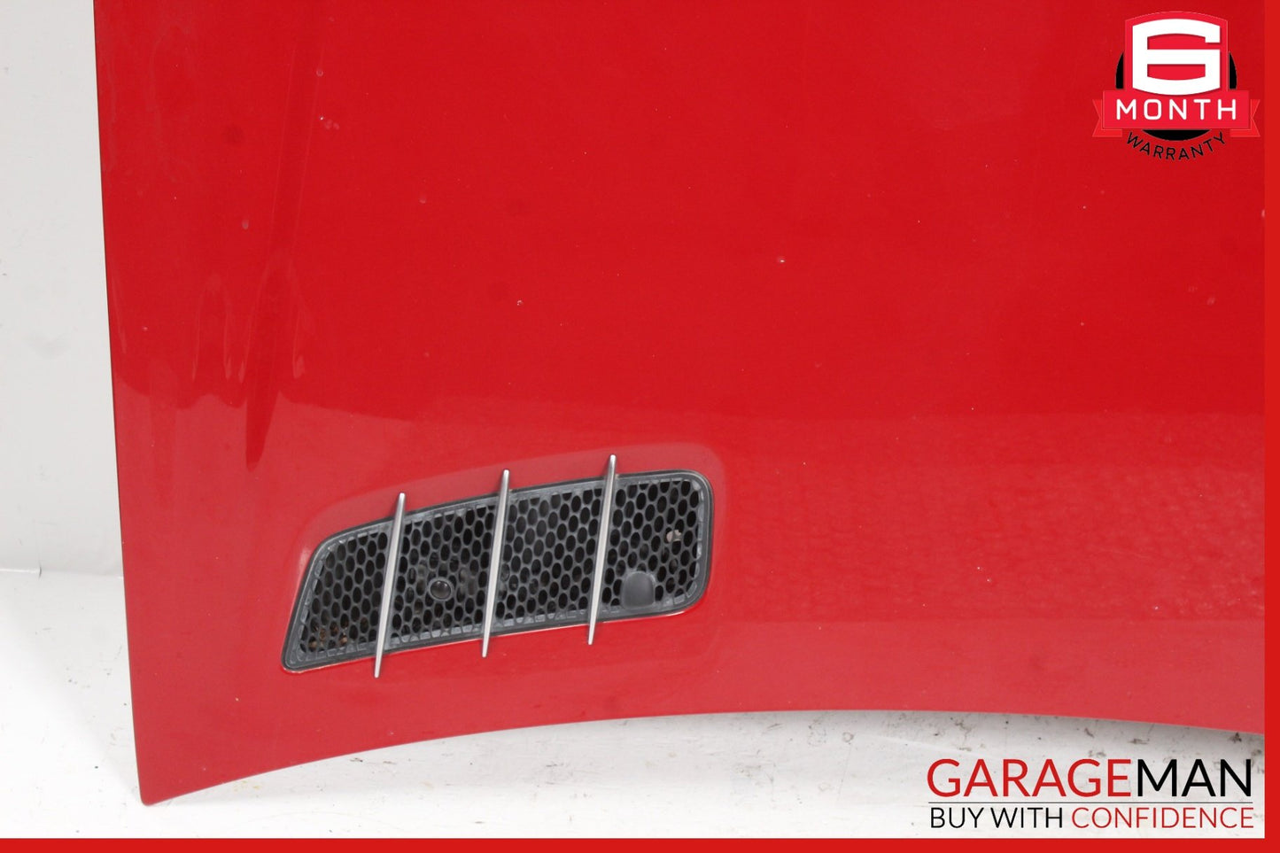 2003-2008 Mercedes R230 SL500 SL55 AMG SL550 Hood Cover Panel Assembly Red OEM
