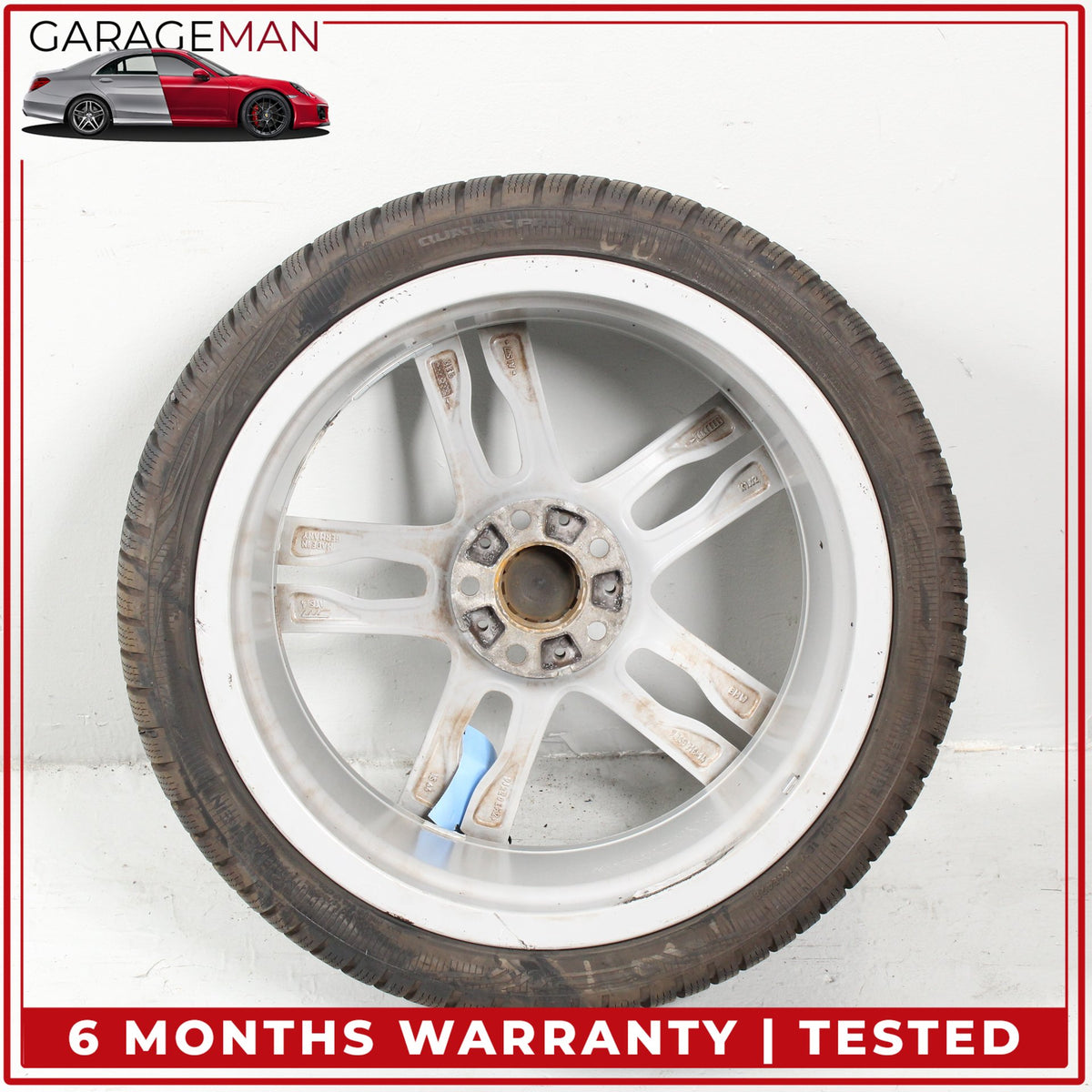 2013-2019 BMW 650i F06 Sedan Wheel Rim w/ Tire 7843715 OEM