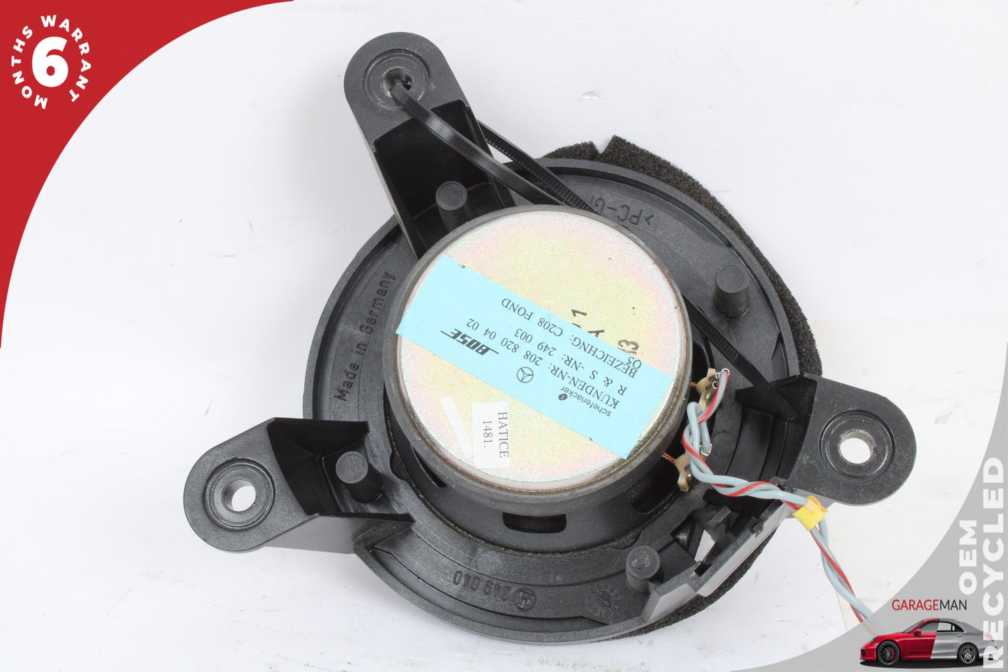 1998-2003 Mercedes-Benz CLK55 AMG W208 Front Left and Right Door Audio Speaker
