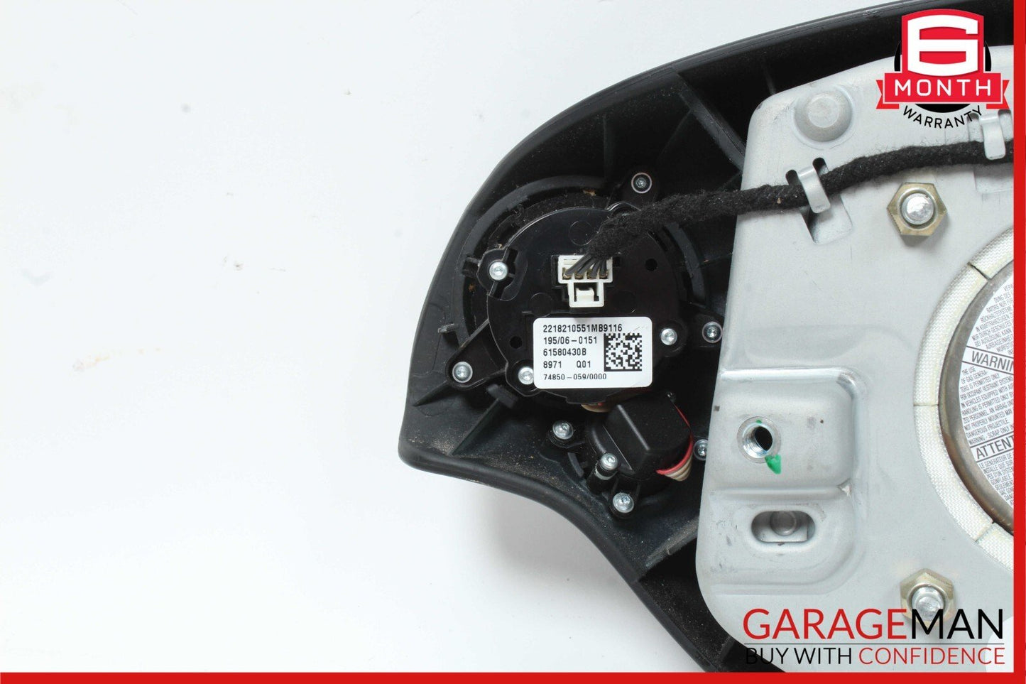 07-10 Mercedes W221 S450 S550 CL550 Steering Wheel Airbag Air Bag Assembly Black