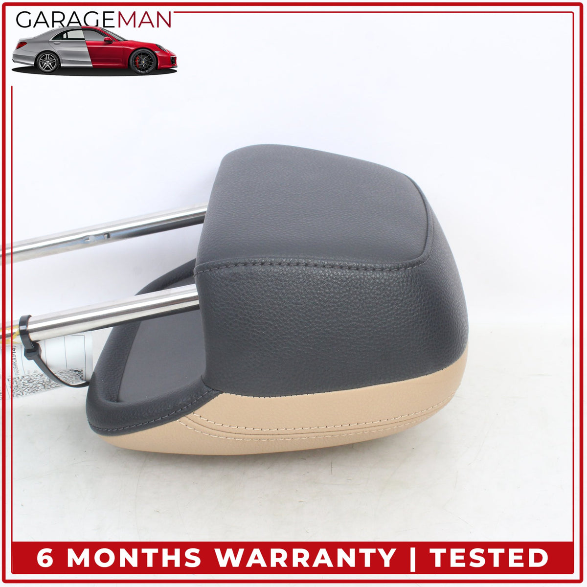 2011-2018 Porsche Cayenne 958 Rear Center Left and Right Seat Headrest Set OEM
