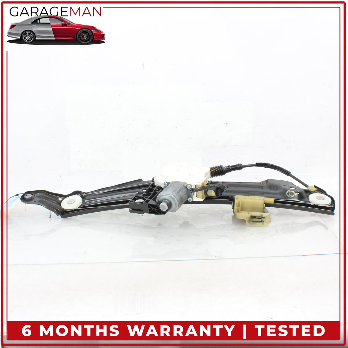2009-2015 BMW 740i F01 Rear Left Side Window Regulator w/ Motor 70460310 OEM