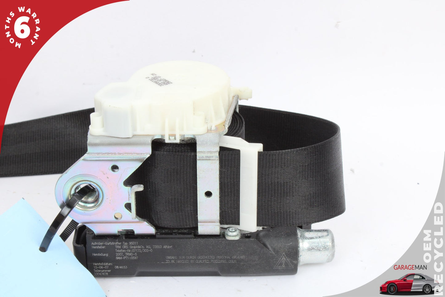 2007-2015 Audi Q7 Front Right Passenger Side Seat Belt 4L1857706A OEM