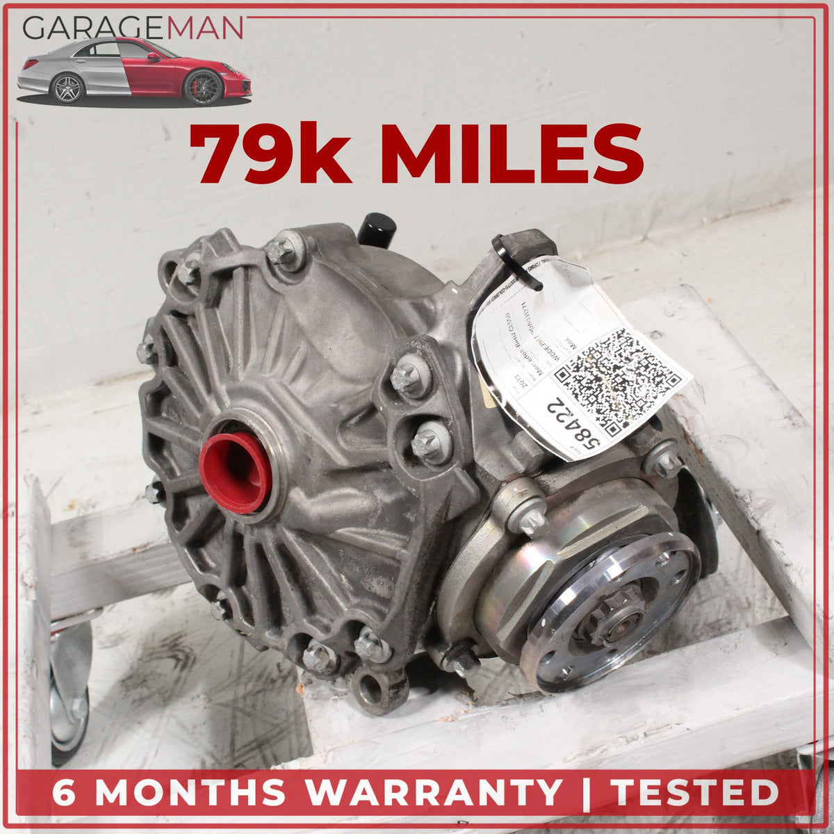 2011-2018 Mercedes W216 CL550 E400 AWD Front Differential Axle Carrier 2.65 OEM