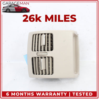 2008-2017 Mercedes C207 E400 Rear Center Console AC A/C Air Vent Beige OEM