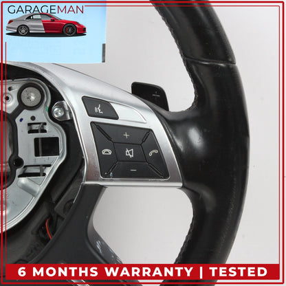 2012-2016 Mercedes W166 ML350 GL450 Driver Steering Wheel w/ Paddle Shifters OEM