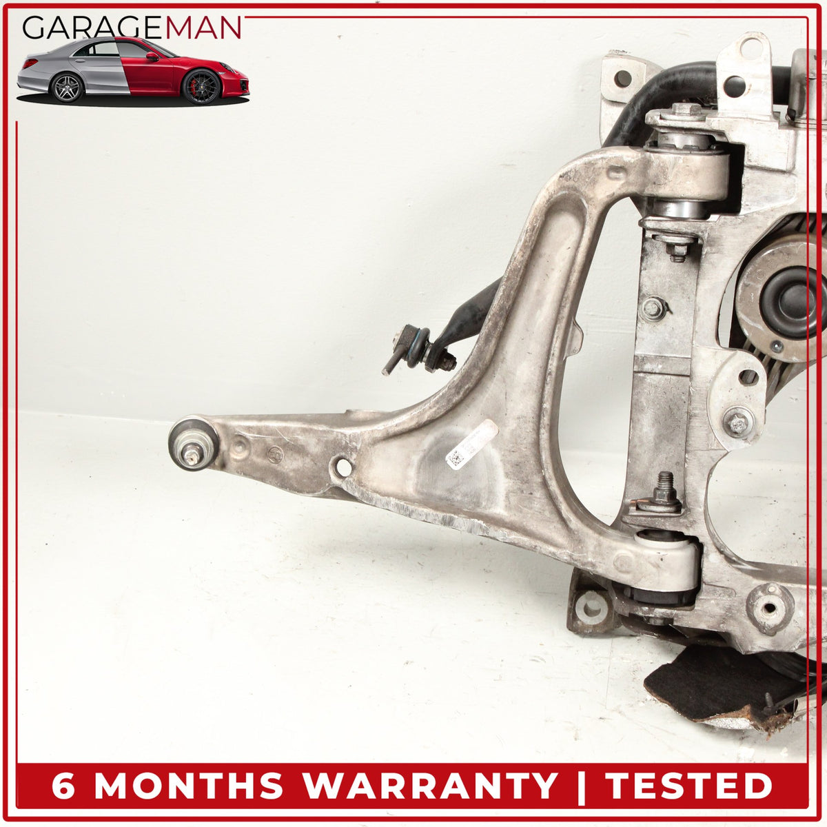 2014-2021 Maserati Ghibli Front Subframe Crossmember w/ Control Arm Sway Bar OEM