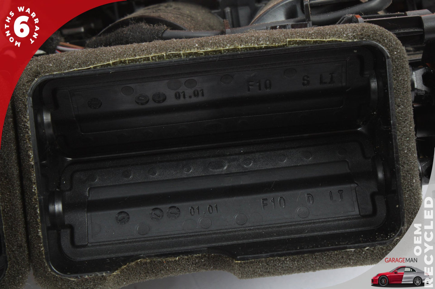 2011-2016 BMW 550i F10 Center Dash Air AC A/C Heater Vent w/ Trim 9166891