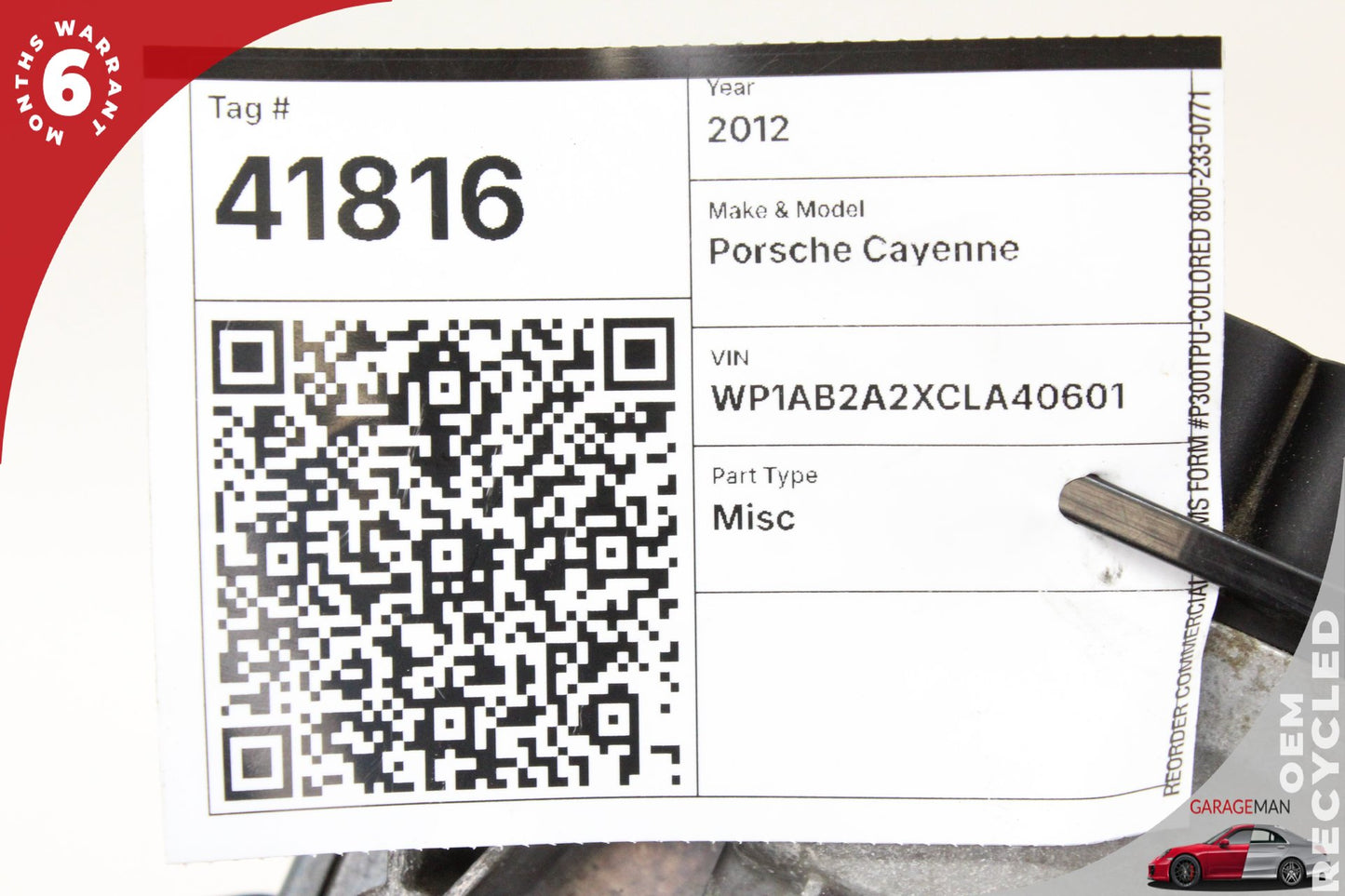 11-14 Porsche Cayenne 92A SUV ECU Engine Control Module 5WP4658106 Genuine