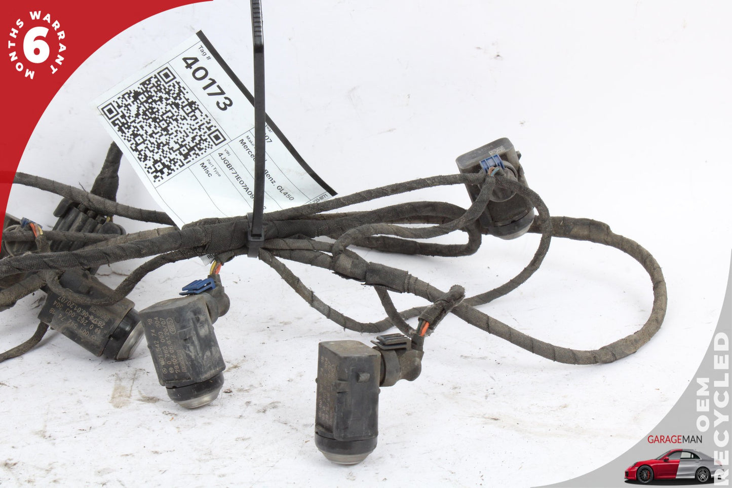 2006-2009 Mercedes X164 GL450 Front Bumper Parking Sensor Wire Harness PDC OEM