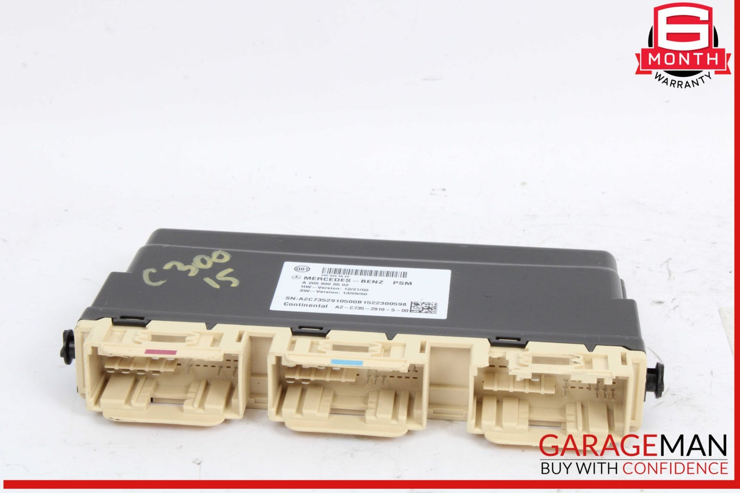 2015-2020 Mercedes-Benz C300 W205 Front Right Seat Control Module 2059005502