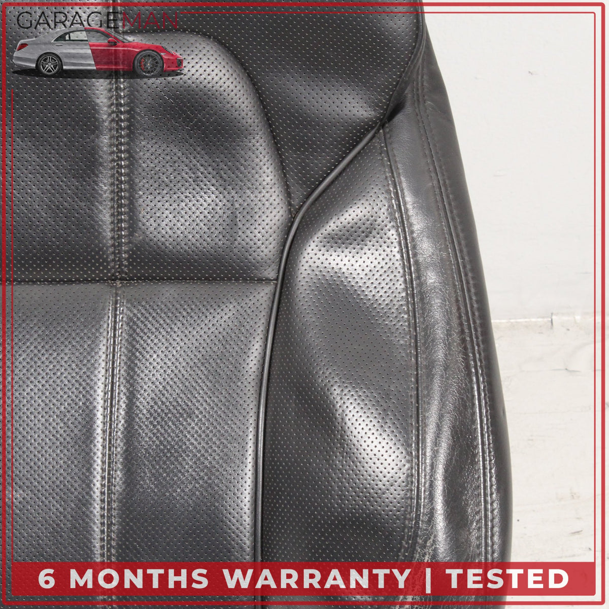2014-2017 LR Range Rover Sport L494 Front Left Upper Seat Cushion Black OEM
