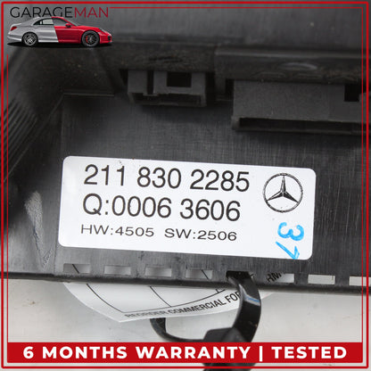 2007-2009 Mercedes W211 E350 A/C Heater Climate Control Switch 2118302285 OEM