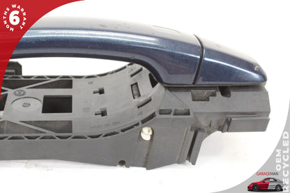 2015-2020 Audi A3 S3 RS3 Rear Right Side Exterior Door Handle Blue 8V0839885 OEM