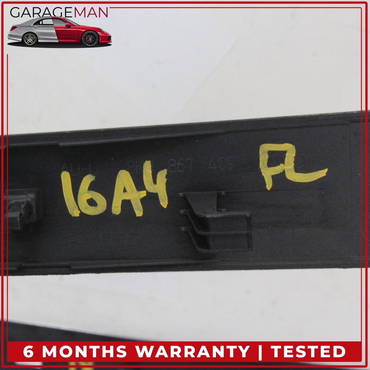 2009-2016 Audi A4 S4 Front and Rear Door Trim Panel Set Scale Aluminum OEM