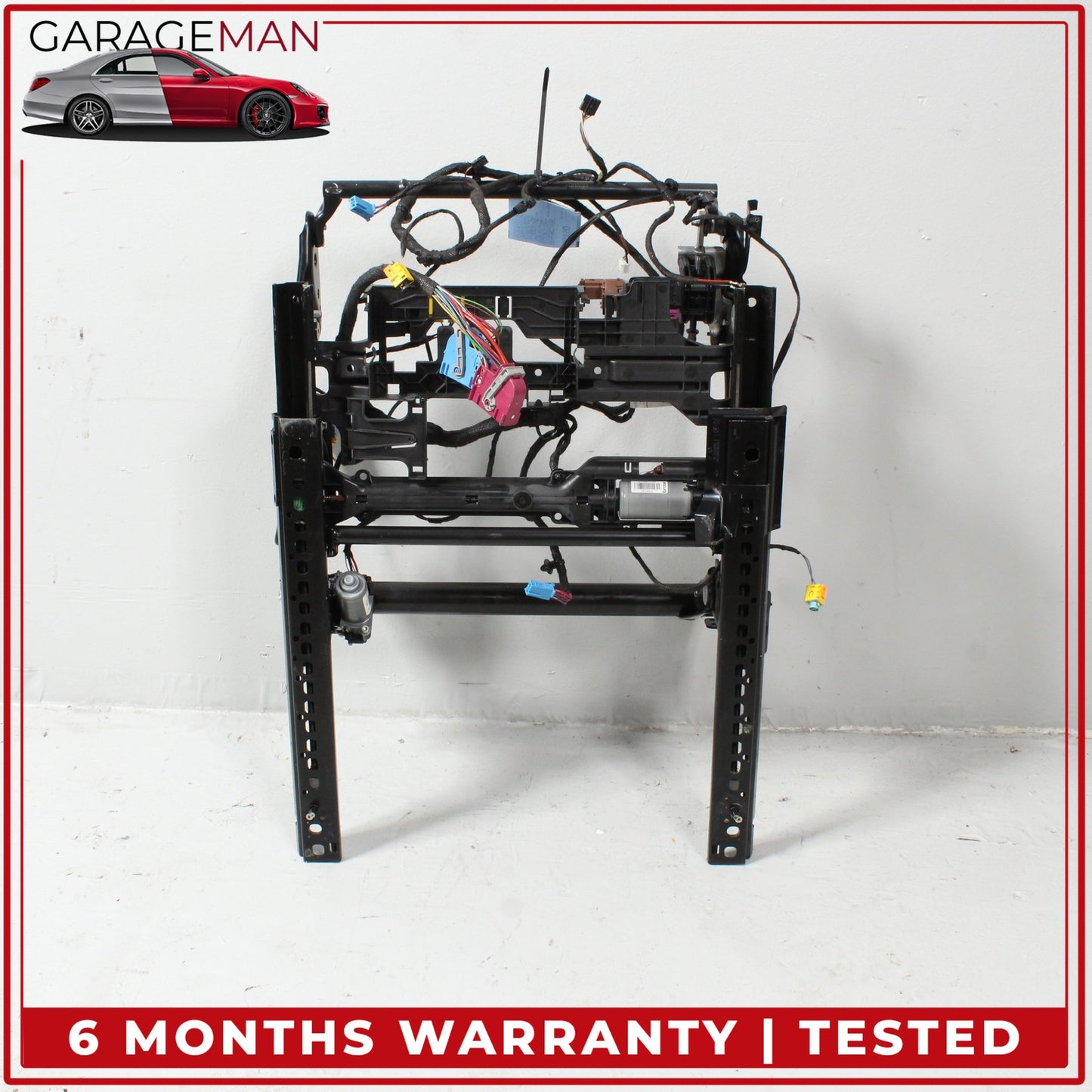 2015-2023 Mercedes W205 C300 C400 Front Left Seat Rail Track Frame w/ Motors OEM