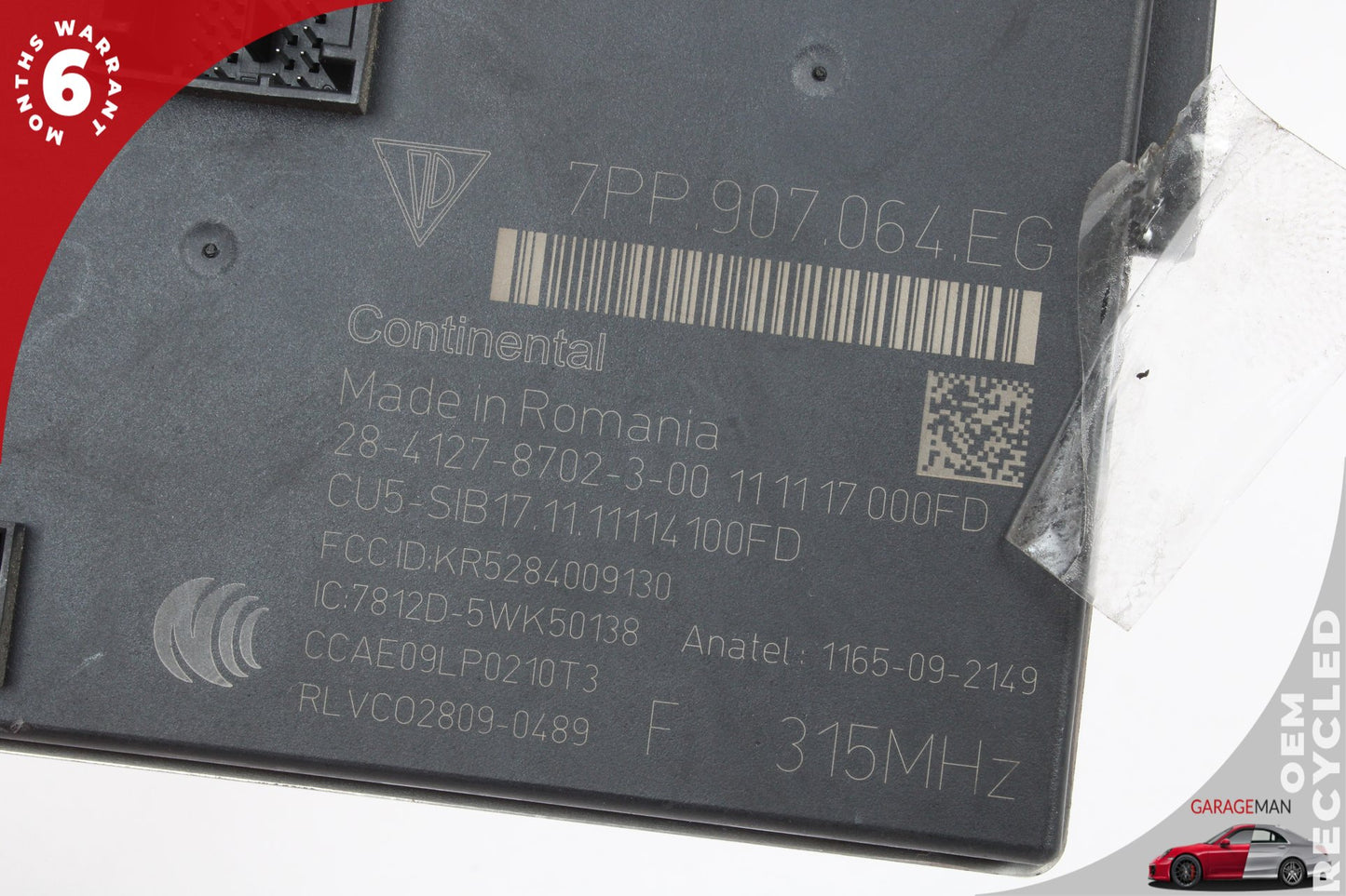 2011-2014 Porsche Cayenne S 958 BCM Body Comfort Control Module Unit OEM