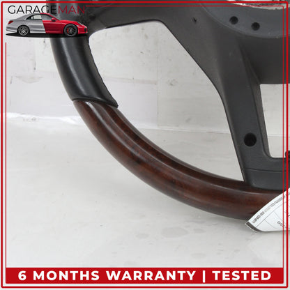 2012-2018 Mercedes W212 E350 CLS550 Steering Wheel w/ Paddle Shifters Wood OEM