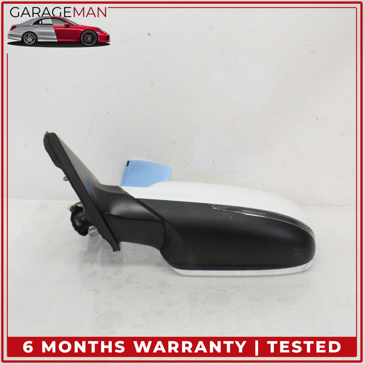2009-2016 Audi A4 Front Left Driver Side Door Rear View Mirror White OEM