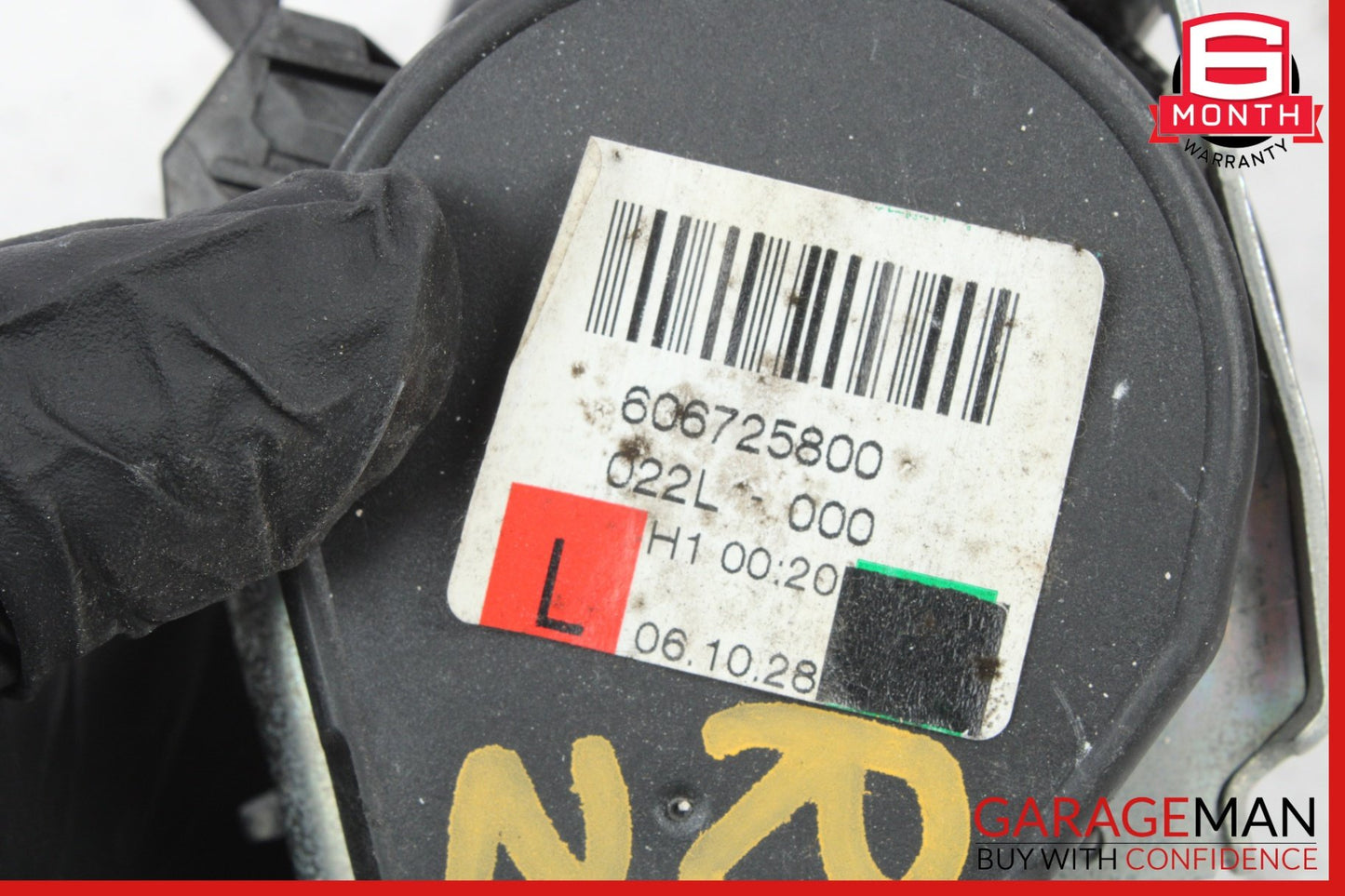 2007-2015 Audi Q7 Left Rear 2nd Row Seat Belt 4L0857805H Genuine OEM