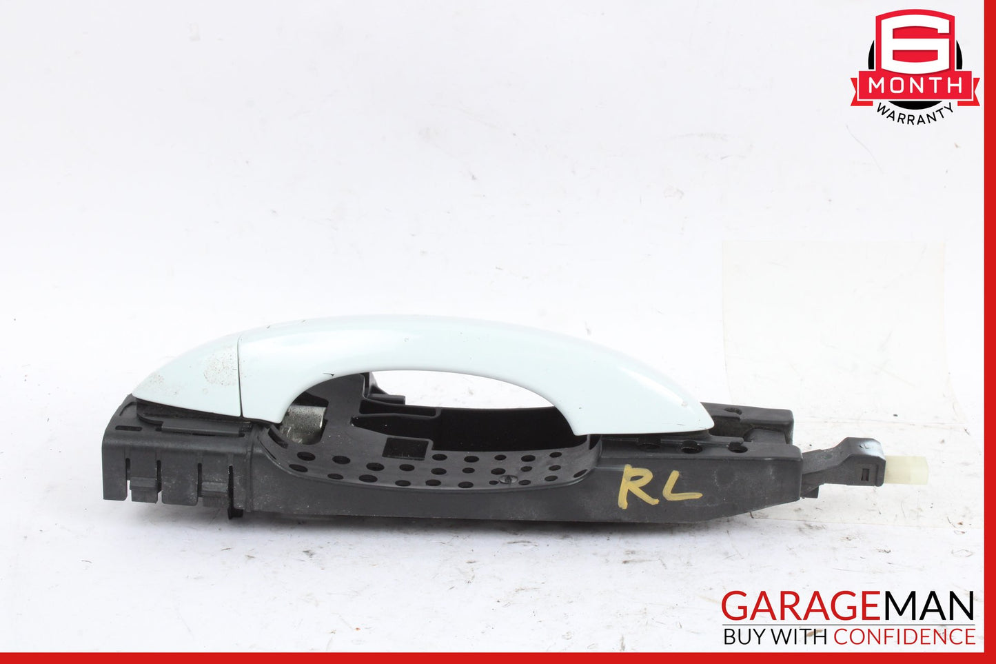 2012-2018 Audi S7 Rear Left Driver Side Exterior Door Handle White 4H0837885 OEM
