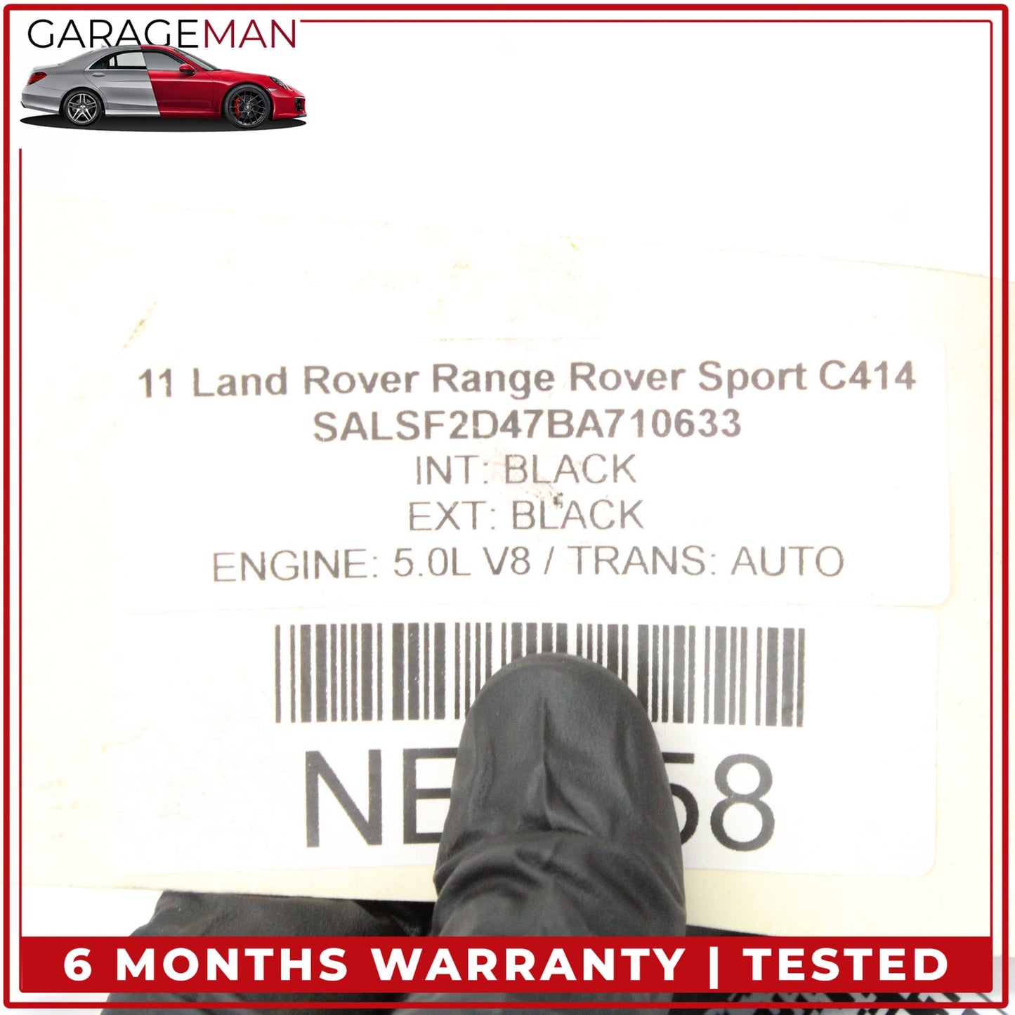 2010-2013 Land Rover Range Rover Sport L320 Rear Air Suspension Bag Shock 22227490 OEM