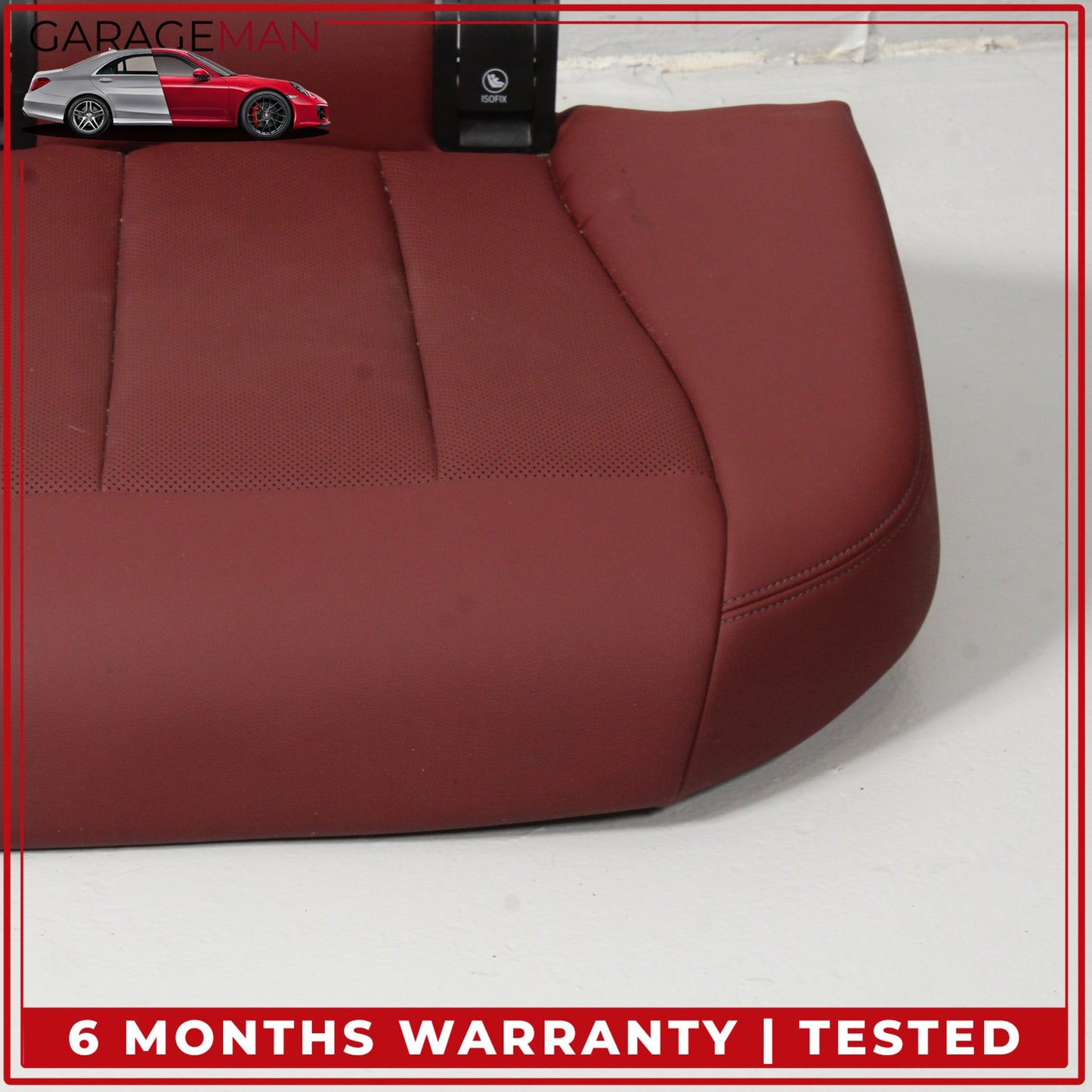 2019-2025 BMW 330i M340i Rear Lower Bottom Bench Seat Cushion Red OEM