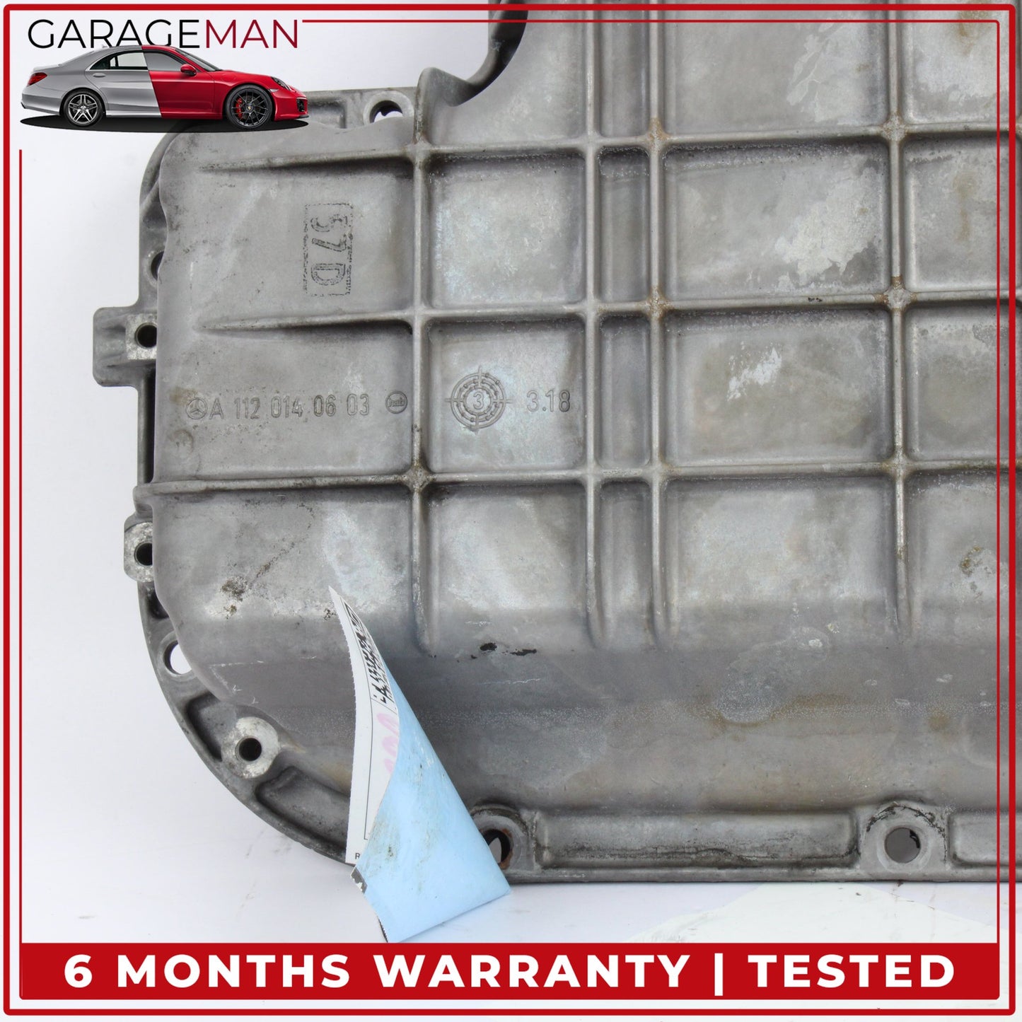 1998-2006 Mercedes W220 S430 CLK430 Engine Motor Lower Oil Pan 1120140603 OEM