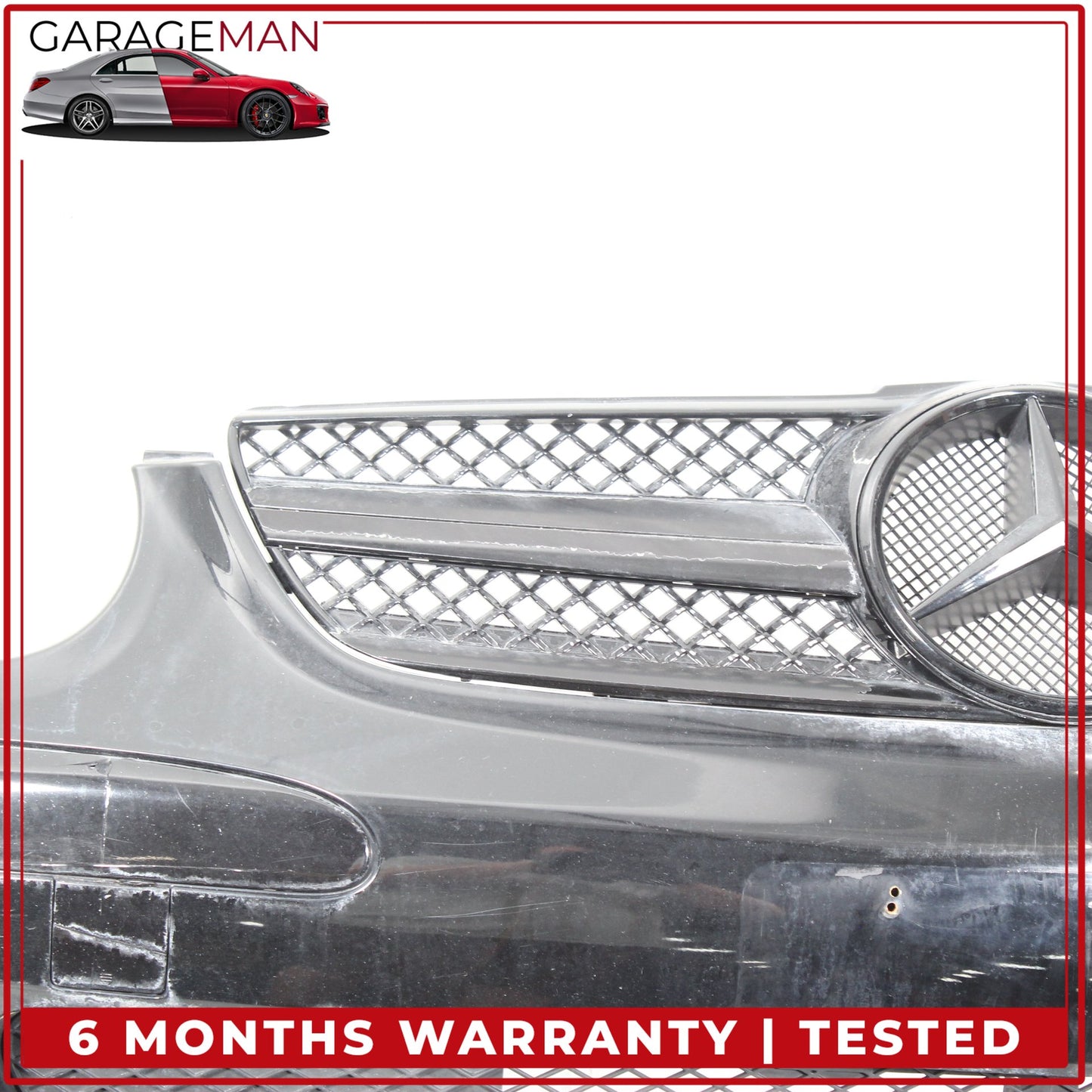 2003-2006 Mercedes R230 SL500 SL600 Front Bumper Cover Assembly Black OEM