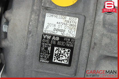 2017-2024 Audi Q7 AC A/C Air Conditioning Compressor 4M0816803D OEM